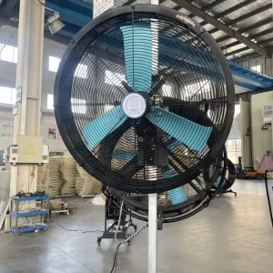 High Power HVLS Wall Mount Industrial Big Fan Large Airflow Cooling Fan for Factory Warehouse Gymnasium