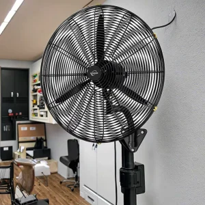 High Power Industrial Electric Wall Mounted Fan Large Wind Commercial Corner Home Office Use Mechanical Durable Plastic Energy