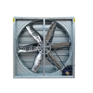 High Power Low Noise Axial Exhaust Fan Negative Pressure Construction OEM ODM Customizable Wall Mounted Stainless Steel Blades