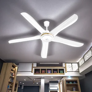 High Power Silent Metal Industrial Ceiling Fan for Home & Commercial Use Strong Airflow AC Motor Energy Saving 5 Year Warranty
