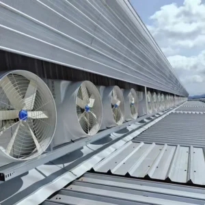 High Power Wall Mounted Axial Industrial Ventilation Fan Heavy Duty for Workshop Factory Use 380V AC OEM Customizable Efficient