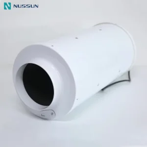 High Pressure Low Noise Mixed flow Air Exhaust Fan 150 mm EC Motor Fan with Silencer