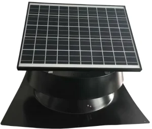 High Profile 40W Solar Attic Exhaust Fan Max 2155cfm Roof Mounted Great Alternative for Whirlybirds Wind Turbine Roof Ventilator