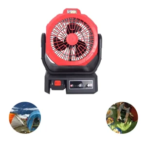 High Quality 13W ABS Electric Fan for Outdoor Camping Picnic Household Use 3D Air Delivery 3 Adjustable Wind Speeds