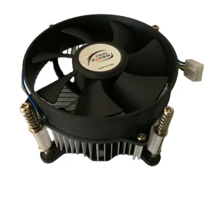 High Quality 3Pin DC 12V Fluid Bearing CPU Cooling Fan for Intel Computer Case Aluminum CPU Heatsink 30 CFM