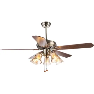 High Quality 42 52 Inch Modern LED 3 Speed Ceiling Fan Lights for Living Room & Bedroom with Remote Control