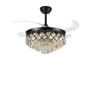 High Quality 48 Inch LED Ceiling Fan with Remote Control DC Motor Modern Design OEM Customized Color Temperature