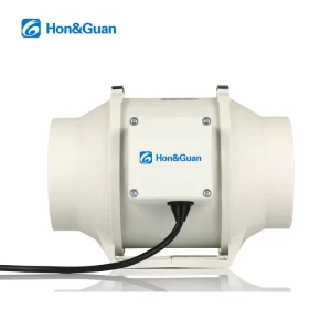 High Quality 5 Inch Wired Smart Exhaust Fan in Line Duct Fan Ventilation