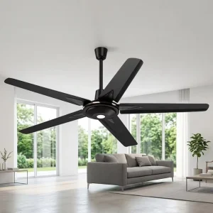 High Quality 56 Inch Iron Blade Ceiling Fan for Bedroom 220V Electric 3 Wind Speed Ceiling Fan with Household Use