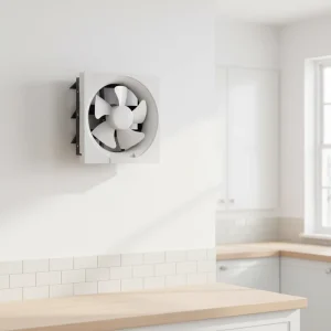 High Quality 9W 8inch Low Noise High Air Volume Wall Mounted Exhaust Ventilation Commercial & Household Kitchen Extractor Fan