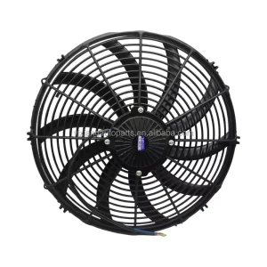 High Quality ARadiator Cooling AC Fan General Electric Fan Universal Electric Fan 16 Inch Straight Leaf 135W 12V
