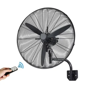 High Quality Commercial Industrial Electric Large Size Remote Control Wall Mount Oscillating Fan for Warehouse