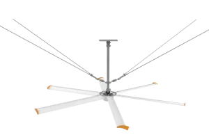 High Quality Direct Drive 16ft HVLS Fan Industrial Use 6 Blades Gearless Industrial Fan for Industry Space Energy Saving