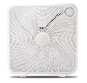 High Quality Electric 20 Inch Square Box Fan 5 Blades 3 Speed Motor Energy Efficient Class a Home Use Table Fan Plastic Grill