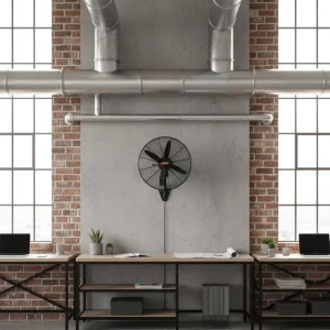 High Quality Electric 20Inch 140W Metal Die cast Blades Industrial Three speed Air Cooling Wall Fan