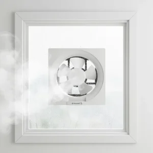 High Quality Electric Exhaust Fan 32W 8″ Inch Wall Mounted High Air Volume Low Noise for Home Kitchen Bedroom OEM ODM