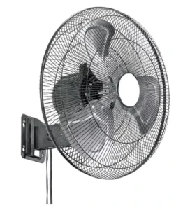 High Quality Electric Wall Mounted Metal Fans 20 Inch 90 Degree Oscillating Household Use 3 Speed Control