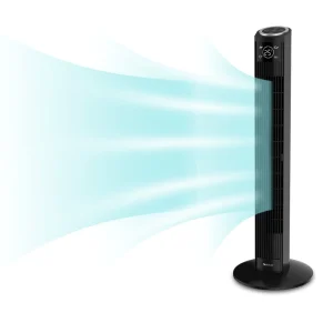 High Quality Household 36 Inch Silent Electric Remote Control Tower Fan with 80 Degrees Oscillation