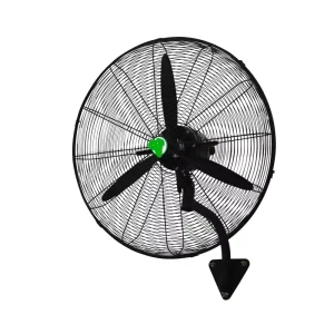 High Quality Large Size Commercial Industrial Electric Wall Mount Oscillating Air Cooling Fan for Household Use Metal Mechanical