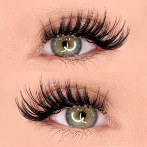 High Quality Pre Cut Criss Cross Fan Eyelashes Cluster New Style Long Thick Natural Lashes Qingdao Thamel Private