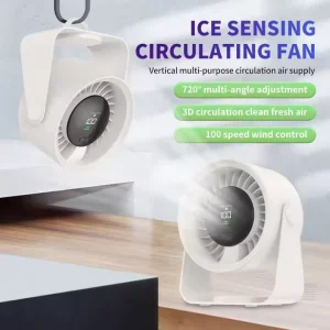 High Quality Rechargeable Battery Cooling Fan Portable High Capacity Table Fan Small USB Desk Fan
