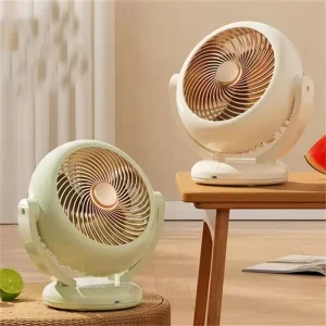 High Quality Rechargeable Mechanical Air Cooling Table Fans Wall mounted 3 Speed Large Wind Dual 1200mah USB Mini Wireless Fan