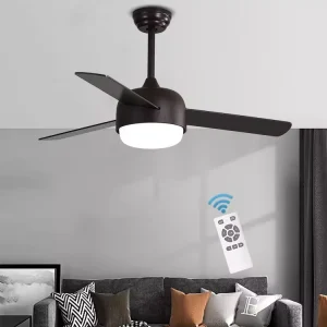 High Quality Smart Fan 42 Inch 3 Plywood Blade Modern Minimalist Ceiling Fan Light and Remote Control