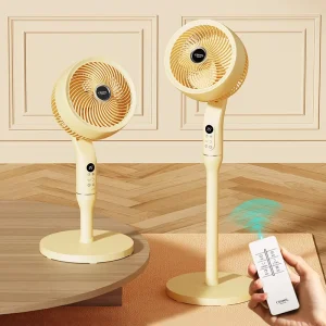 High Quality Smart Remote Control Cooling Electric Standing Fan Home Air Circulation Pedestal Electric Fan