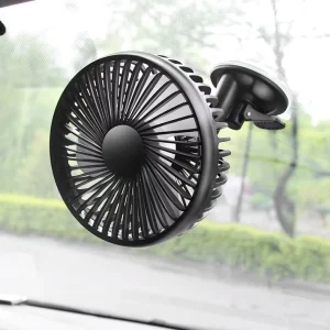 High Quality USB Car Cold Air Fan 360 Degree Adjustment Auto Single Head Fan for Car Truck