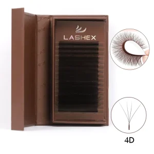 High Quality Yy Shaped Individual Y Wire Eyelash Fluffy Clusters 3d Pre made Volume Fans YY Matte D Lashes Extension