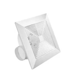 High RPM ABS Plastic Wall Mounted Bathroom Exhaust Fan Quiet Ball Bearing Small Electric Fresh Air Extraction OEM Customizable