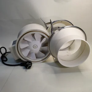 High Speed 220V AC Plastic Ventilation Exhaust Fan 3 4 6 8 10 12 Inch 1000Cfm Electric Silent Mixed Flow Axial In line Duct Fan