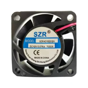 High Speed 40x40x15mm 4000 10000RPM Ball Bearing DC Axial Flow Fans SZR4015 5 12 24V Screw Mounting DC Air Cooling Fans OEM ODM