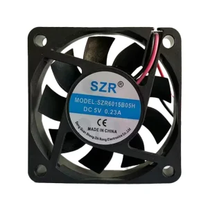 High Speed 60x60x15mm 4000 6000RPM Screw Mounting DC Axial Flow Fans SZR6015 5 12 24V Industrial DC Air Cooling Fans OEM ODM