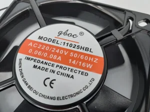High Speed AC Axial Fan Professional Factory Produced Fan for Electronic Chassis Heat Dissipation Work