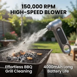 High Speed Air Duster 150000RPM Electric Air Blower Mini Turbo Compressed Air Rechargeable Turbo Fan Electric Air Duster for Car