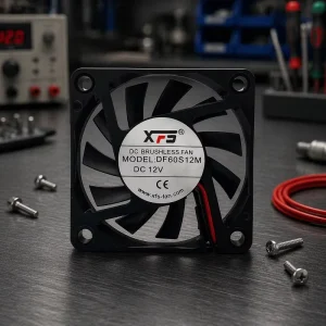 High Speed Big Airflow Customizable OEM ODM Plastic Cooling Fan PBT PPS 60X60X10MM DC Motor 12V Small Cooler Machinery Cooling