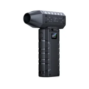 High Speed Bladeless Handheld Portable Fan 130000RPM Mini Turbo Digital Display Rechargeable LED Light Outdoor Car Compatible