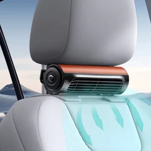 High Speed Car Dashboard Fan with Type C 3 Speed Turbo Vehicle Air Circulator Continuous USB Powered Mini Fan