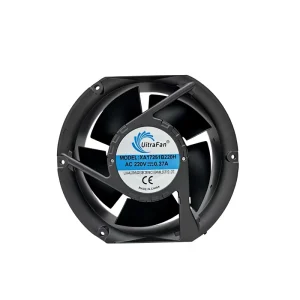 High Speed Cooling Turbo Centrifugal Fan AC 220V Ball Bearing Die cast Aluminum Blades Silent XA17251B220H Cabinet