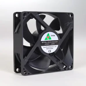 High Speed Industrial Bathroom Exhaust DC Axial Brushless Fan 80x80x25mm 24V Electric for 3D Printer