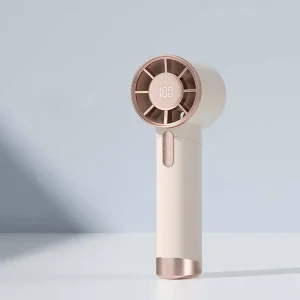 High Speed LED USB C Rechargeable Portable Handheld Fan for Gifts and Giveaways