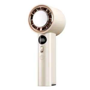 High-Speed Portable USB Type C Handheld Electric Fan Rechargeable Battery Bladeless Plastic Car Hotel Outdoor Household English
