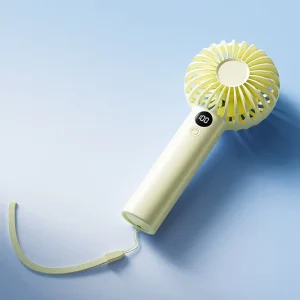 High Speed Quiet Mini Hand Fan 3 Speed Adjustable ABS Silicone Portable Personal Cooling Fan for Student Outdoor Camping Car