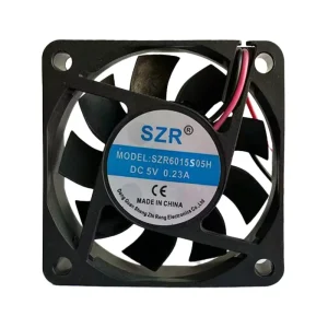 High Speed SZR6015 4000 6000RPM Screw Mounting DC Axial Flow Fans 60x60x15mm 5 12 24V Ventilation DC Air Cooling Fans OEM ODM