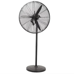 High Speed Standing Ventilation Fan 30 Inch Electric Big Power Metal Industrial Fan for Outdoor Garage