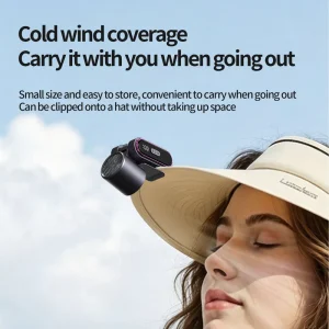 High Speed Usb Rechargeable Small Personal Portable Wearable Air Cooling Clip on Fan for Car Stroller Office Outdoor Use
