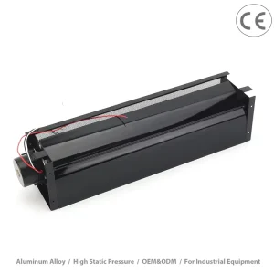 High Static Pressure Aluminum Alloy Cross Flow Fan 230V 50/60Hz Industrial Tangential Blower Low MOQ OEM
