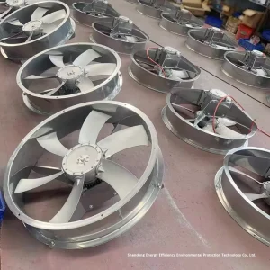 High-Temperature High-Pressure Resistant Axial Flow Fan for Wood Drying Room and Food Drying Box Factory Exhaust Fan