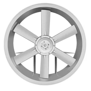 High Temperature Industrial Axial Flow Exhaust Fan Reversible Smoke Exhaust Air Duct Fan